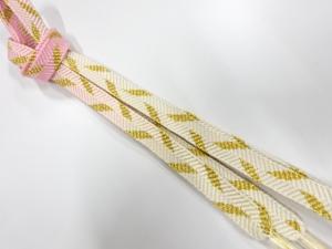 未使用品　正絹　手組帯締め